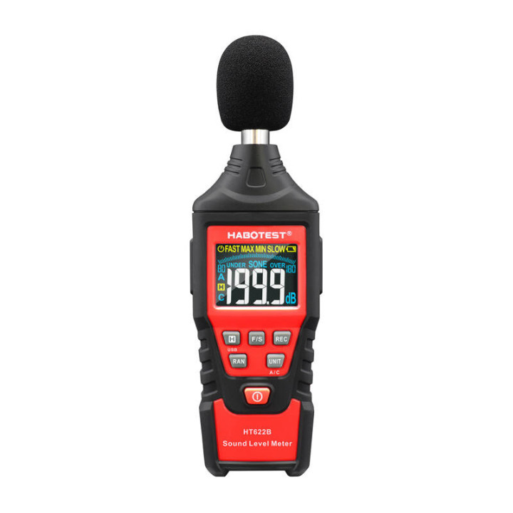 Digital decibel meter Habotest HT622B USB A/C