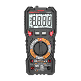 Digital Multimeter with Flashlight Habotest HT118C, True RMS, NCV, bat