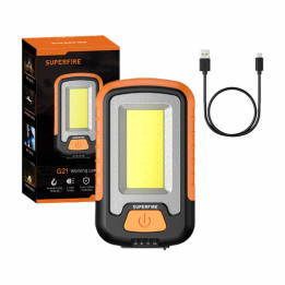 Superfire G21 workshop flashlight, 650lm, USB