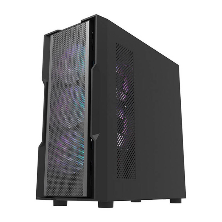 Darkflash DK431 Mesh computer case (black) + 4 ARGB fans