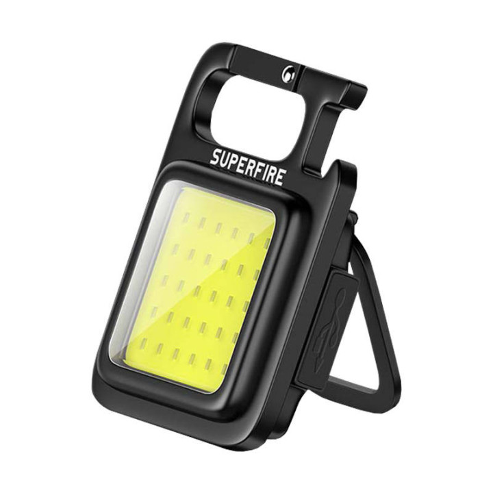 Superfire MX16 flashlight, 600 lm, 500 mAh, USB-C, 4 modes