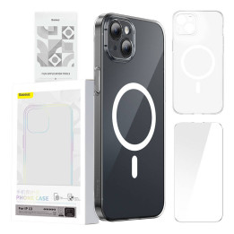 Phone case Baseus Magnetic Crystal Clear for iPhone 13 (transparent) w