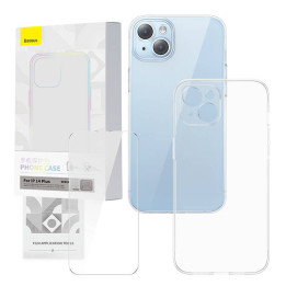 Transparent Case and Tempered Glass set Baseus Corning for iPhone 14 P