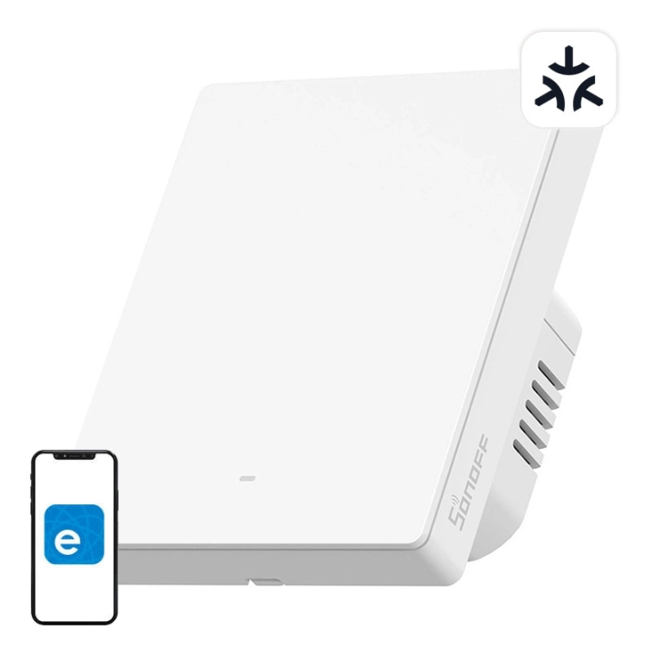 Matter SONOFF M5-1C-80W WiFi smart wall switch (1-channel, for frame)