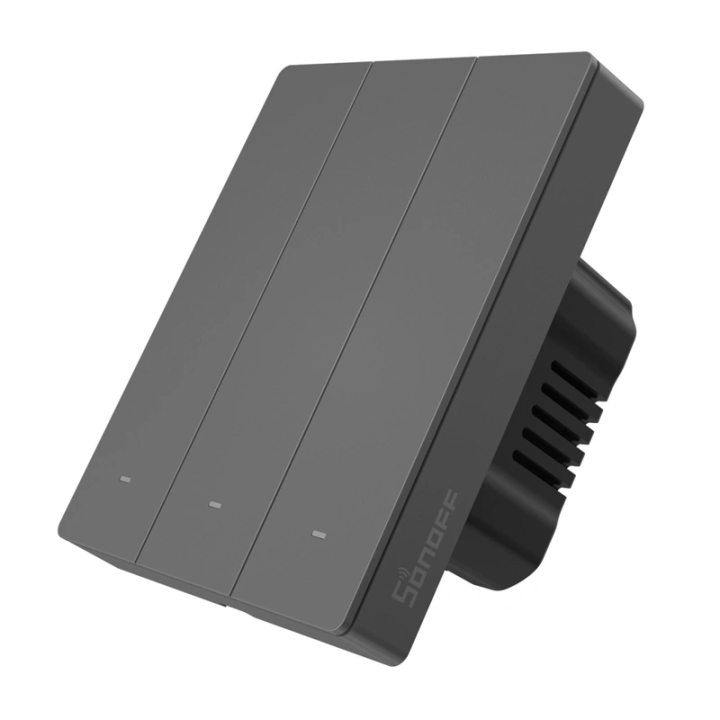 SONOFF M5-3C-80 Smart WiFi Wall Switch (3-channel, flush-mount, graphi