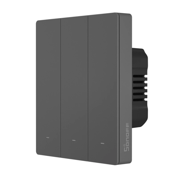 SONOFF M5-3C-80 Smart WiFi Wall Switch (3-channel, flush-mount, graphi