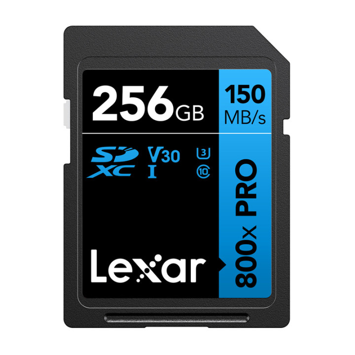 Lexar Professional 800x Pro SDXC 256GD memory card