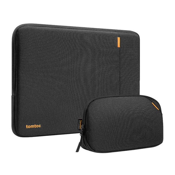 TOMTOC Defender-A13 14" Laptop Sleeve + Case (Black)