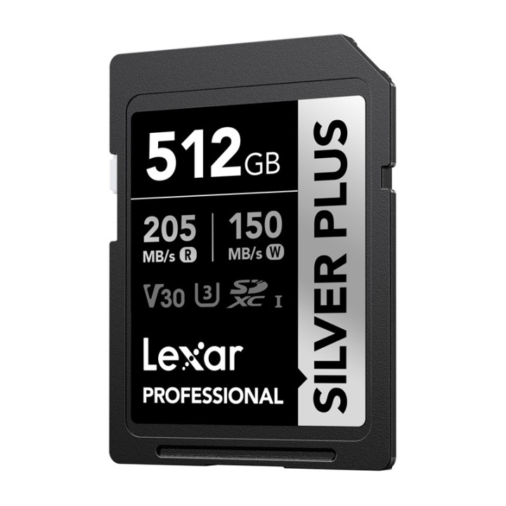 Lexar Professional SILVER PLUS SDXC 512GB memory card