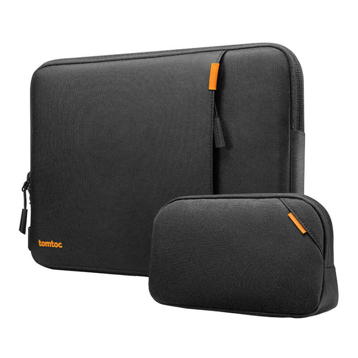 TOMTOC Defender-A13 14" Laptop Sleeve + Case (Black)