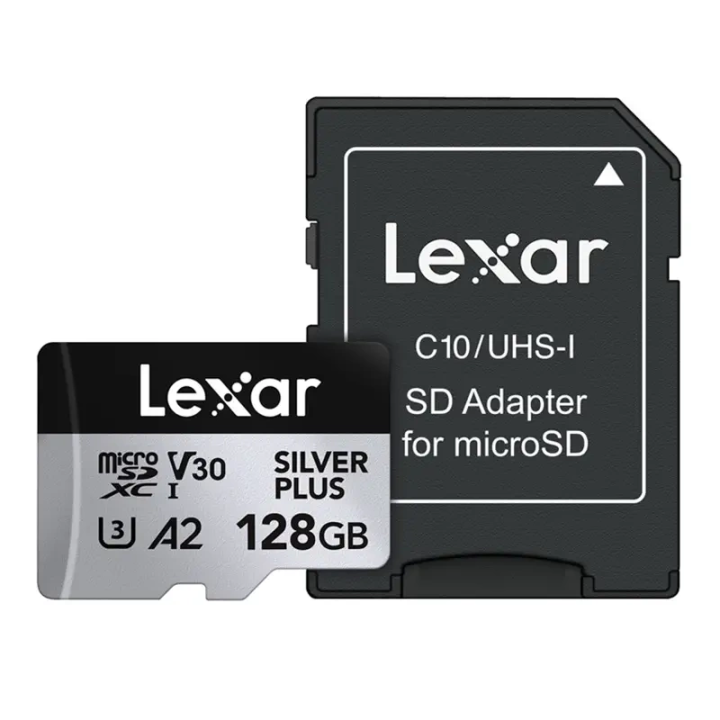 Karta pamięci Lexar High-Performance Silver Plus microSDXC 128GB + ada