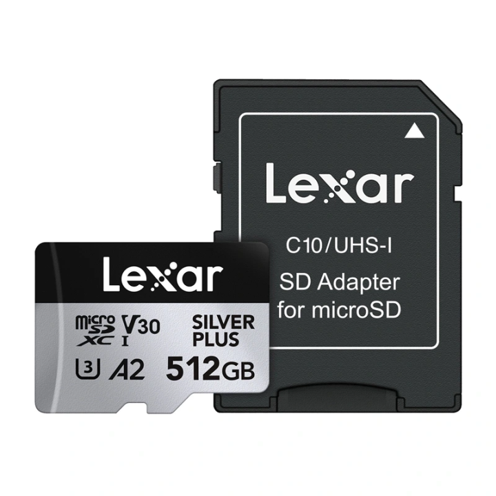 Karta pamięci Lexar High-Performance Silver Plus microSDXC 512GB + ada