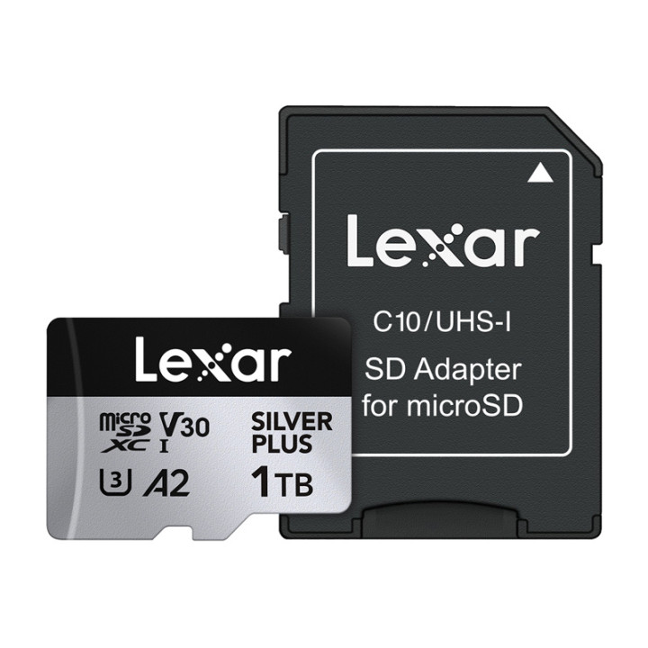 Karta pamięci Lexar High-Performance Silver Plus microSDXC 1TB + adapt