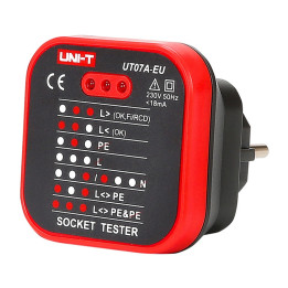 UNI-T UT07A-EU power outlet tester