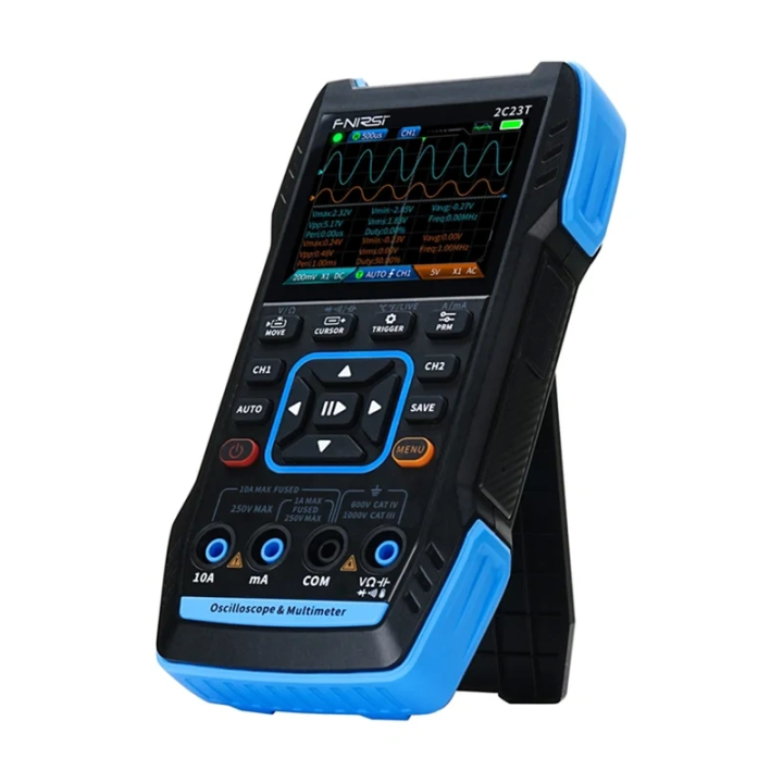 Portable 3-in-1 oscilloscope FNIRSI 2C23T multimeter signal generator