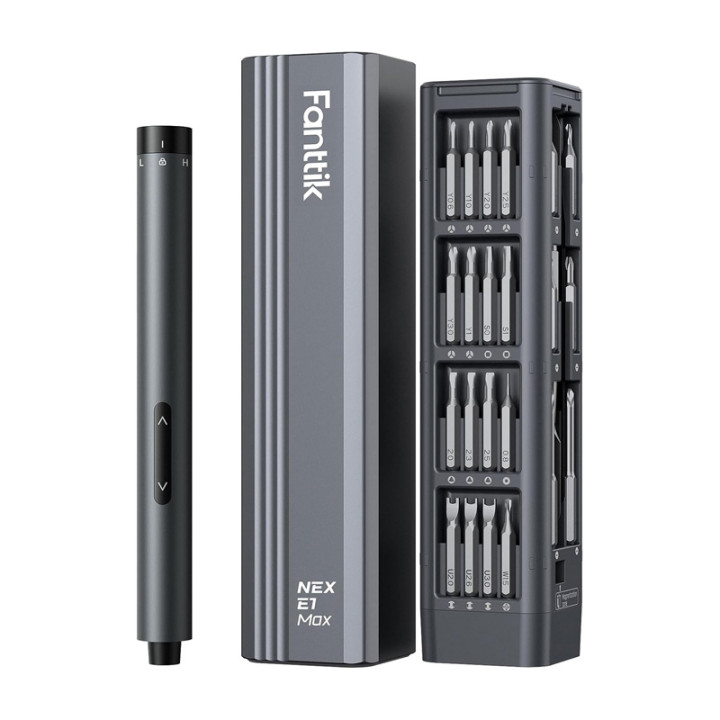 Fanttik E1 Max 3.7V electric screwdriver set (gray)
