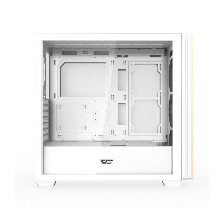 Darkflash DS900WS ATX computer case without fans (White)