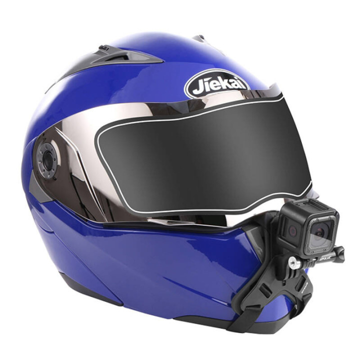 PULUZ helmet chin mount for sports cameras (including X5 / X4, Osmo Ac