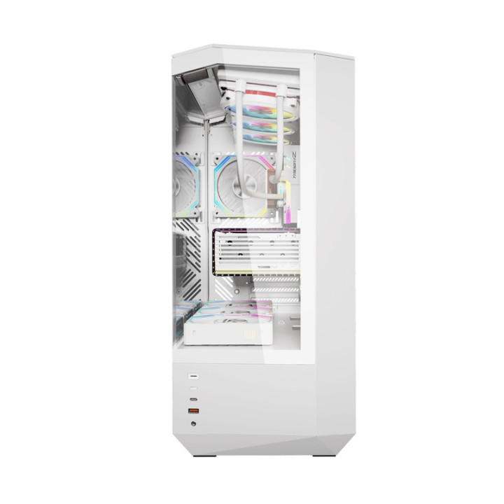 Darkflash DY460 computer case (White) + 4 ARGB fans