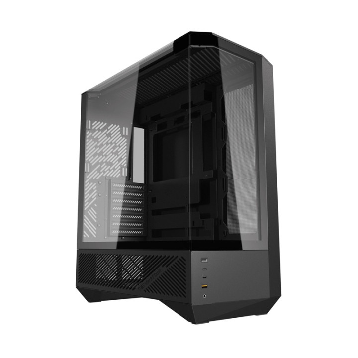Darkflash DY460 computer case (Black) + 4 ARGB fans