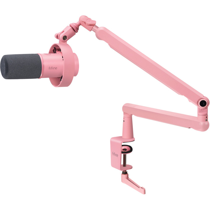 Fifine T688P dynamic microphone (pink)