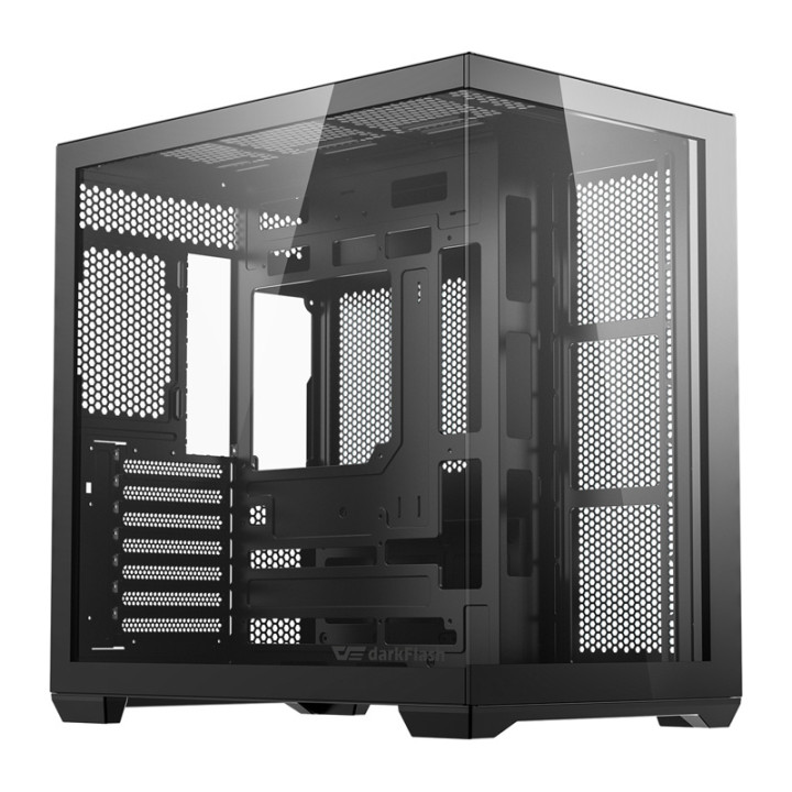 DarkFlash C280 computer case (black) + 7 fans