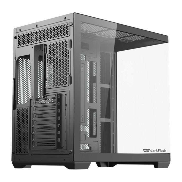 DarkFlash C280 computer case (black) + 7 fans