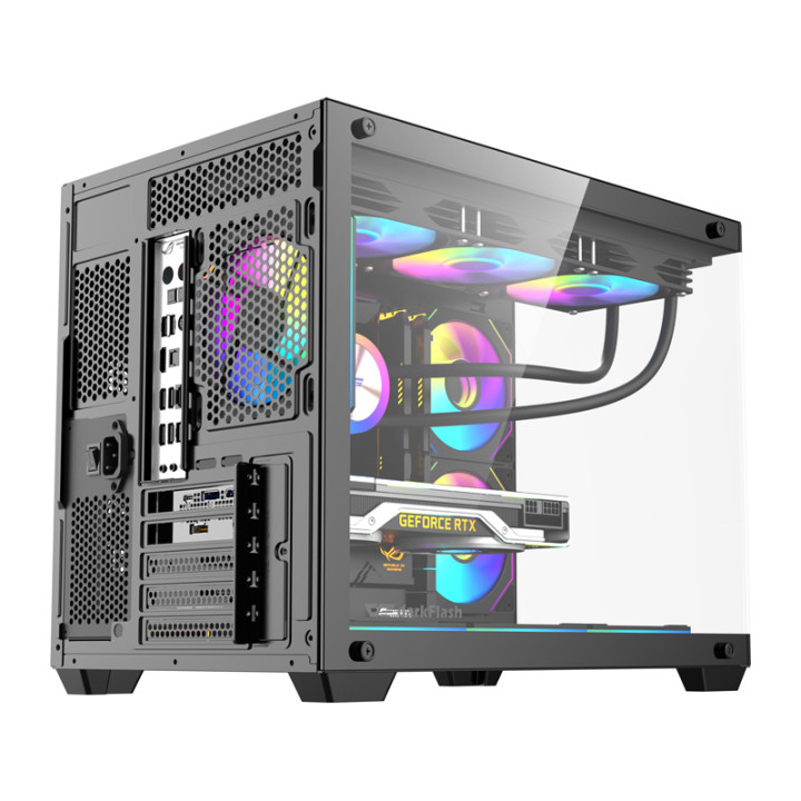 DarkFlash B275 PRO computer case (black) + 6 fans