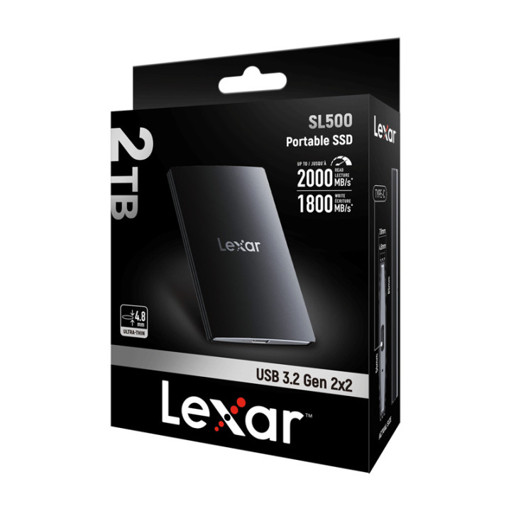 Lexar SL500 2TB Portable SSD Drive