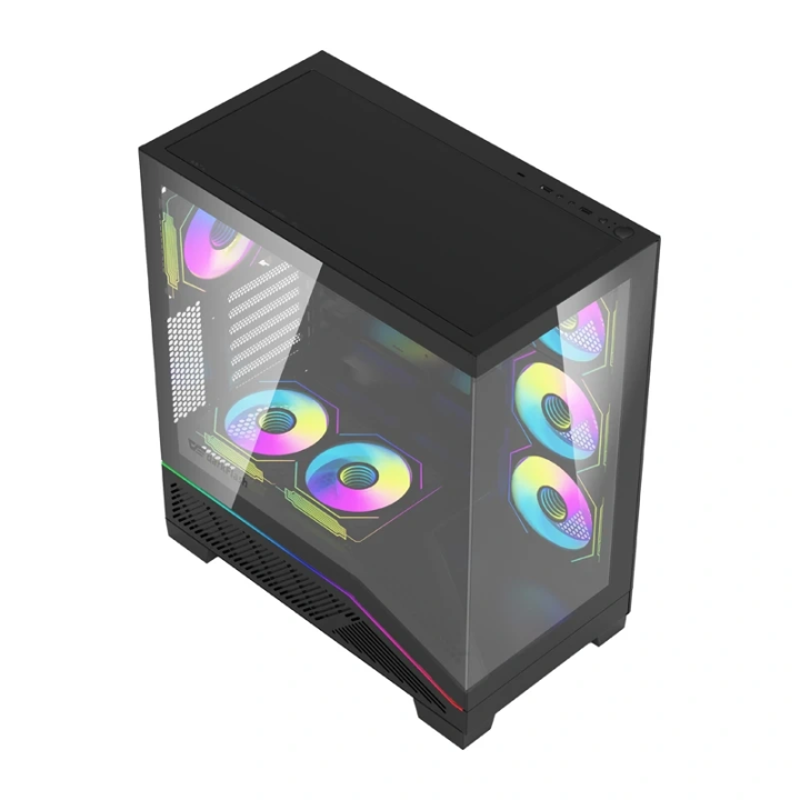 Computer case DarkFlash K430 + 6 fans (black)