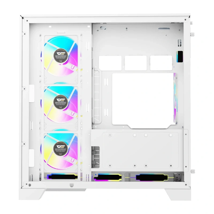 Computer case DarkFlash TH285 PLUS + 8 fans (white)