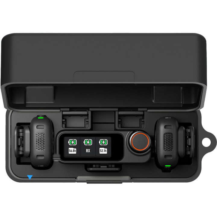 PULUZ Silicone Charging Case Protective Cover for DJI Mic 3 (Black)