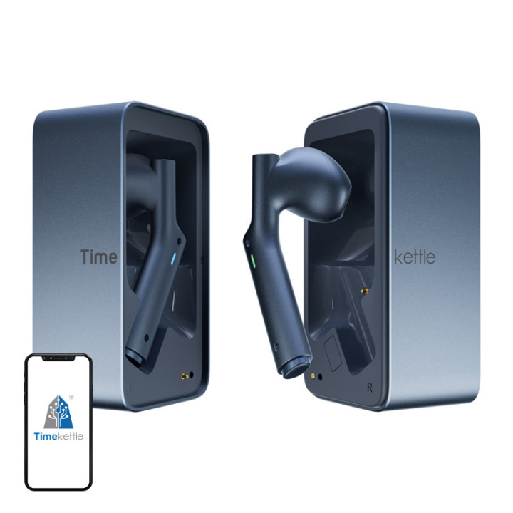 TIMEKETTLE W4 Translation Earbuds (Blue)