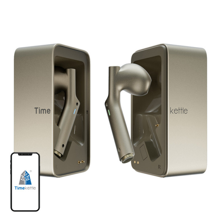 TIMEKETTLE W4 Translation Earbuds (Gold)