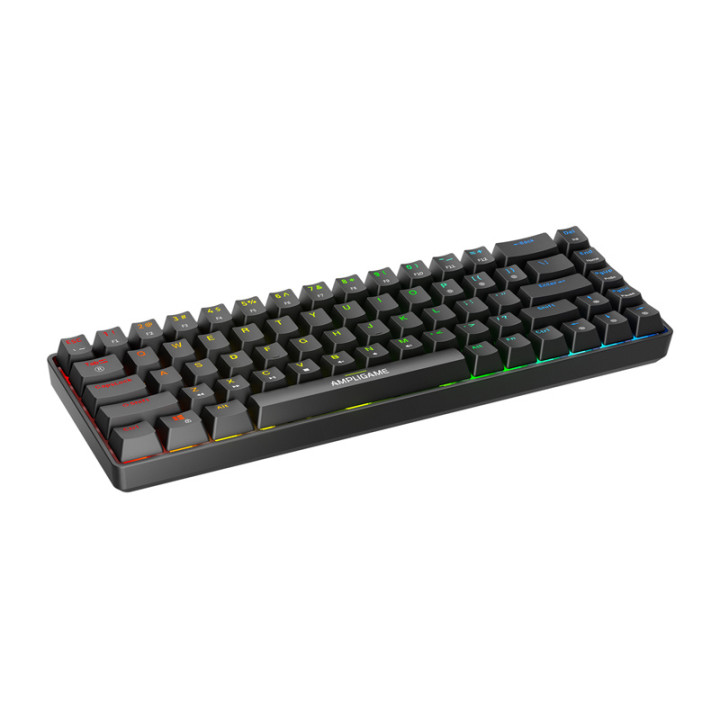 Fifine GK1 mechancial keyboard ,65% RGB (black)