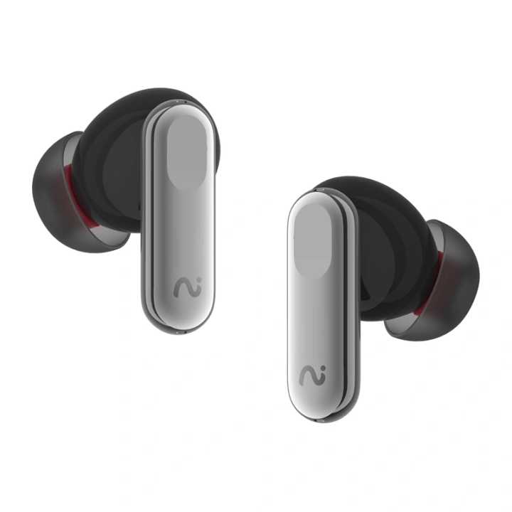 VIAIM Nano+ AI Headphones with Voice Recorder (Silver)
