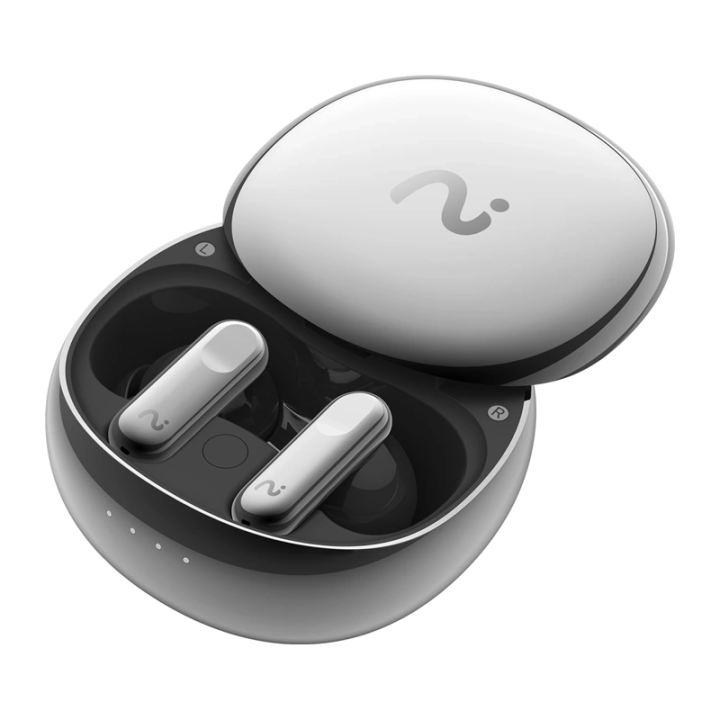 VIAIM Nano+ AI Headphones with Voice Recorder (Silver)