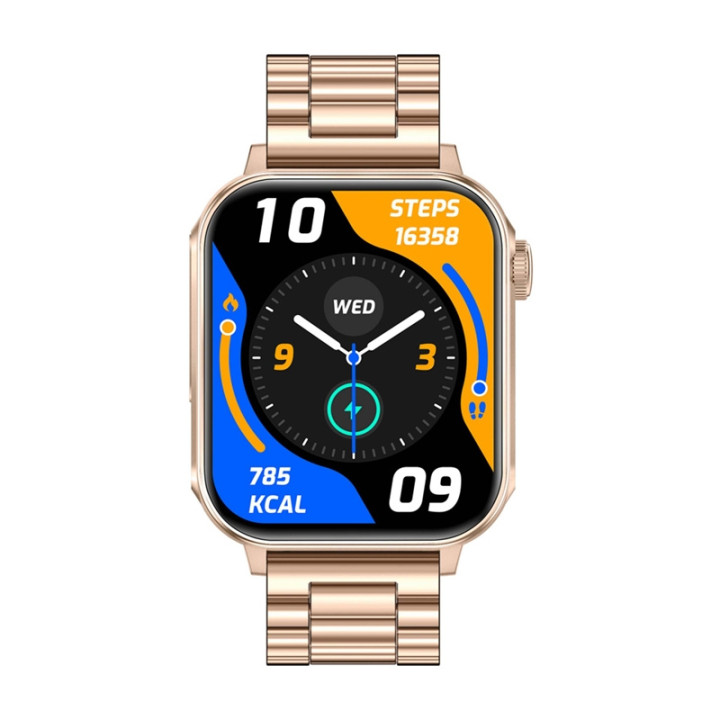 Colmi P80 smartwatch (steel-gold)